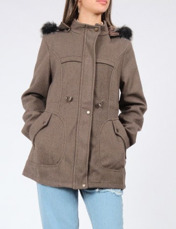 
						Palton SHEIN, maro