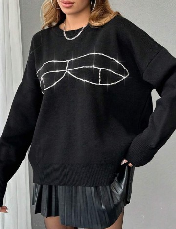 Bluza SHEIN, negru