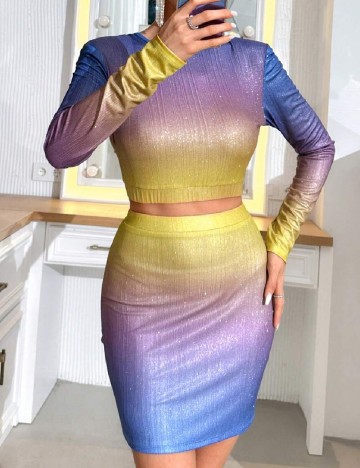 Compleu SHEIN, mix culori