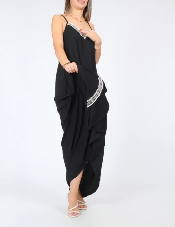 Rochie lunga SHEIN, negru Negru