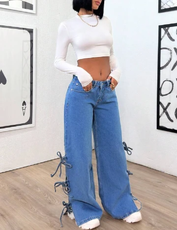 Blugi SHEIN, albastru Albastru