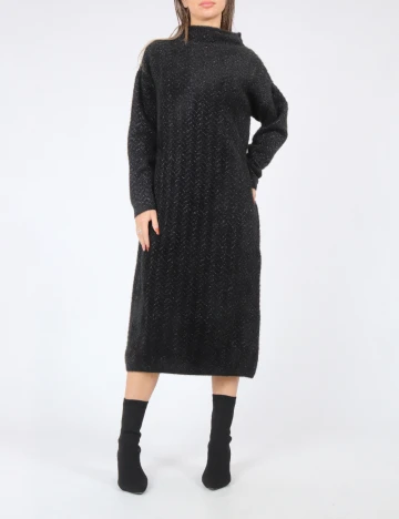 Rochie medie SHEIN, negru Negru