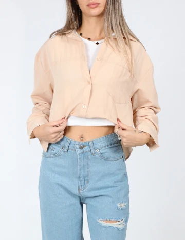 Camasa SHEIN, crem Crem