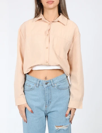 Camasa SHEIN, crem Crem