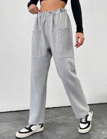 Pantaloni SHEIN, gri Gri