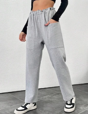 Pantaloni SHEIN, gri Gri