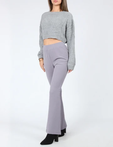 Bluza SHEIN, gri deschis Gri