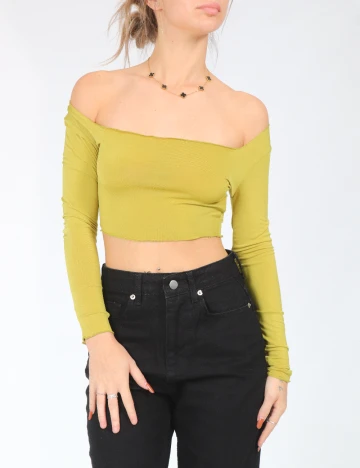 Top SHEIN, verde Verde