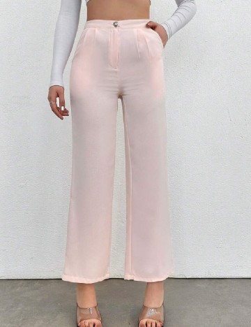 Pantaloni SHEIN, roz pal