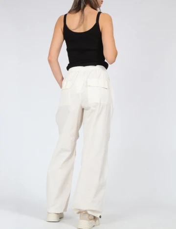 Pantaloni Cavallone, alb Alb