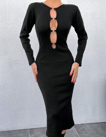 Rochie medie SHEIN, negru
