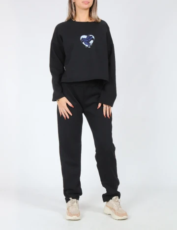 Compleu SHEIN, negru Negru