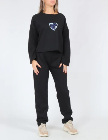 Compleu SHEIN, negru Negru