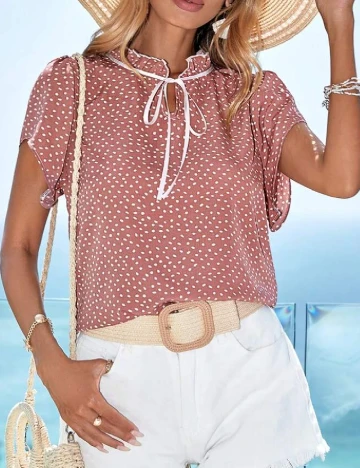 Bluza SHEIN, roz pudra