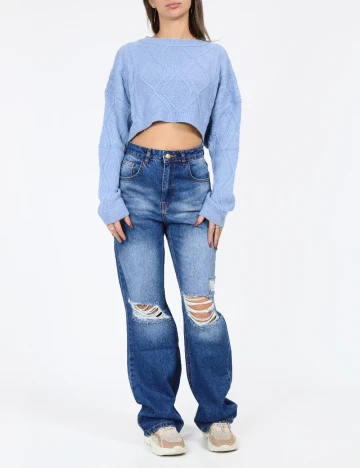 Top SHEIN, albastru Albastru