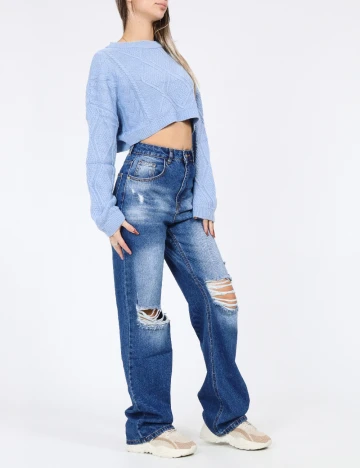 Top SHEIN, albastru Albastru