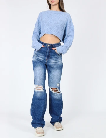 Top SHEIN, albastru Albastru