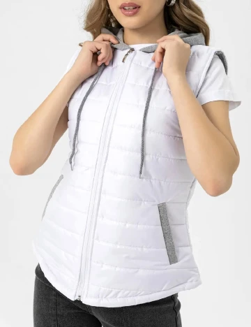 Vesta SHEIN, alb Alb