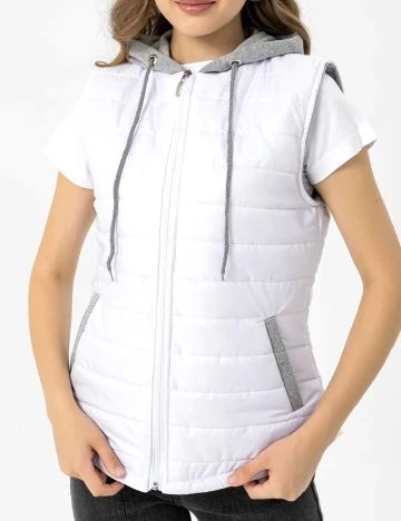 Vesta SHEIN, alb Alb