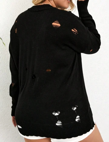 Bluza SHEIN CURVE, negru Negru