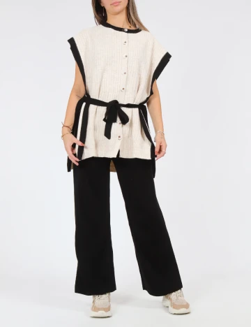 Compleu Hadise, negru/ecru