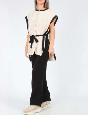 Compleu Hadise, negru/ecru