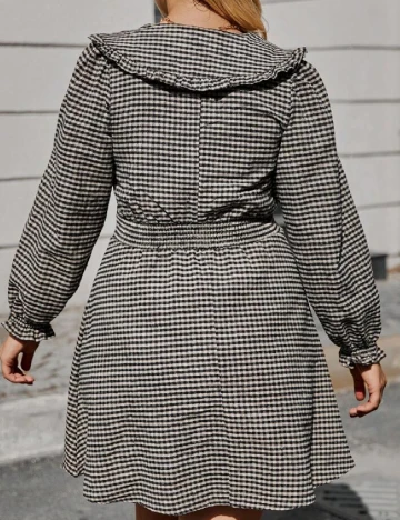 Rochie scurta SHEIN, maro Maro