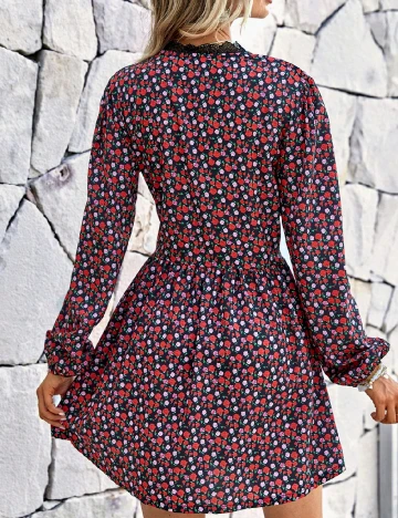 Rochie scurta SHEIN, floral print