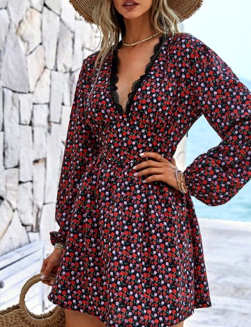 
						Rochie scurta SHEIN, floral print