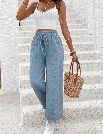 Pantaloni SHEIN, albastru