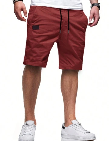 Pantaloni scurti SHEIN, rosu