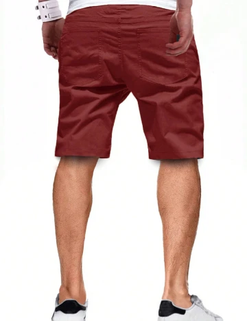 Pantaloni scurti SHEIN, rosu