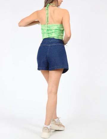 Pantaloni scurti SHEIN, albastru Albastru