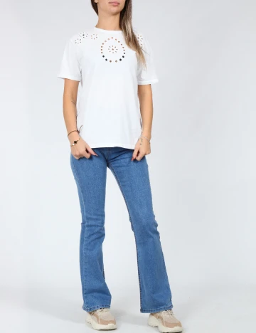 Tricou SHEIN, alb Alb