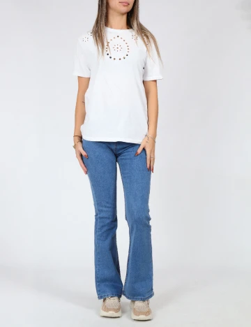 Tricou SHEIN, alb Alb