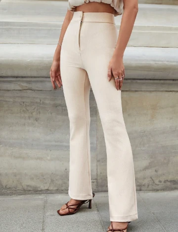 Pantaloni SHEIN, crem