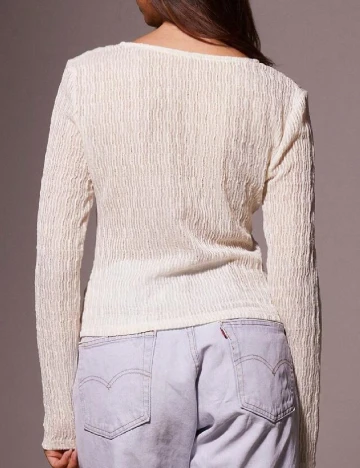 Bluza SHEIN, ecru Alb