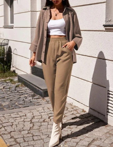 Compleu SHEIN, maro Maro