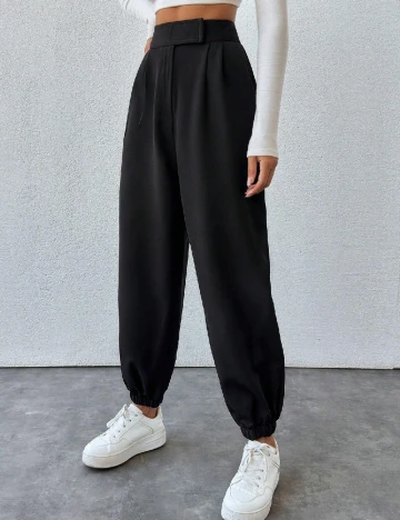 Pantaloni SHEIN, negru Negru