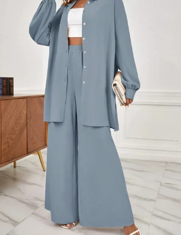 Compleu SHEIN, albastru Albastru