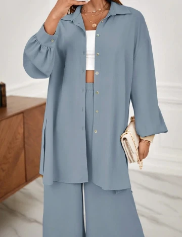 Compleu SHEIN, albastru Albastru