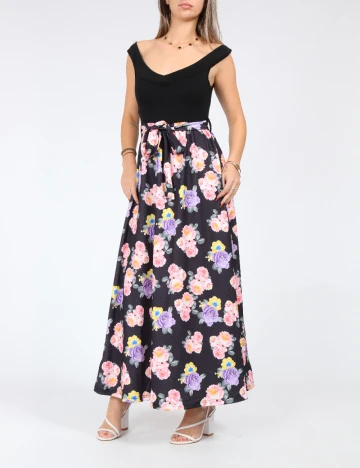Rochie lunga SHEIN, floral print Floral print