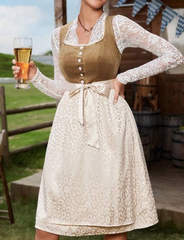 Rochie scurta SHEIN, crem