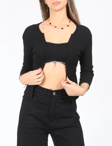 Set bluze 2 bucati SHEIN, alb/negru Alb