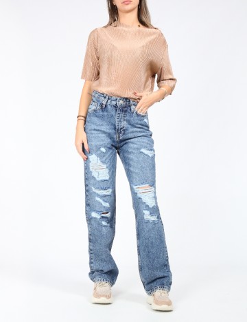 
						Blugi SHEIN, albastru