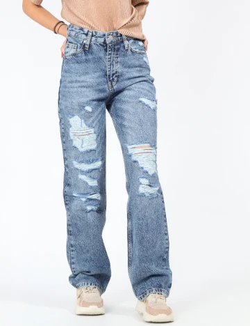 Blugi SHEIN, albastru Albastru