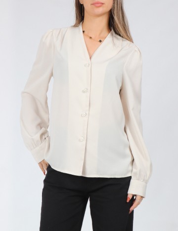 Camasa SHEIN, ecru