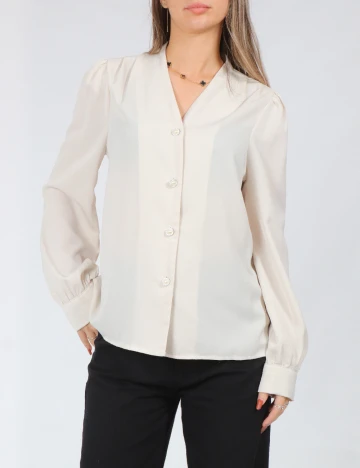 Camasa SHEIN, ecru