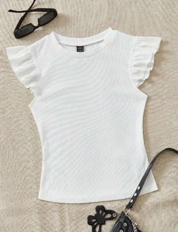 Bluza SHEIN, alb Alb