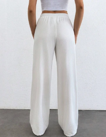 Pantaloni SHEIN, alb Alb